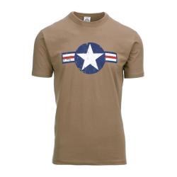 Tee shirt Allied Star USAF WWII Coyotte
