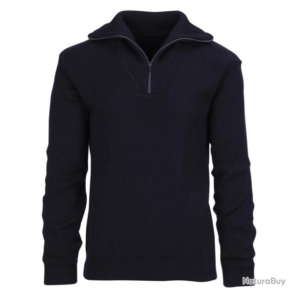 Pull camionneur 100 laine Marine