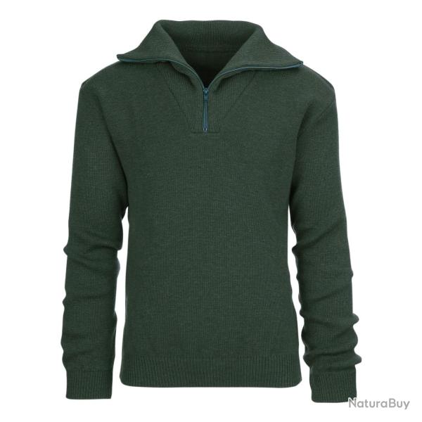 Pull camionneur 100% laine Vert, 2XL