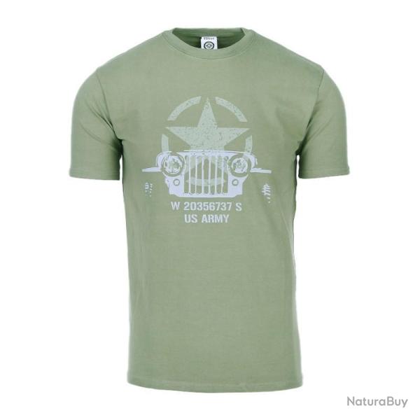 Tee shirt Allied Star Willys Jeep WWII