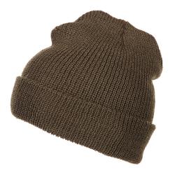 Bonnet 100% laine US Olive