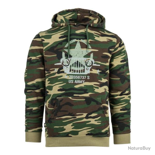 Sweat � capuche Allied Star Willy jeep