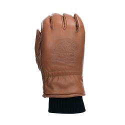 Gants hiver en cuir de vacher fin Marron
