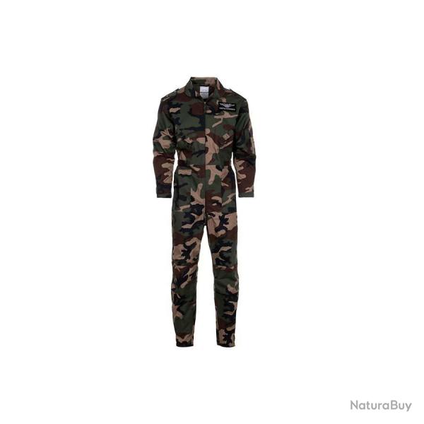Combinaison de vol US Airforce pour enfant Camouflage Woodland