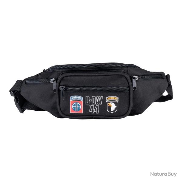 Sac de Taille (ou banane) D-Day Airborne 1944 Noir