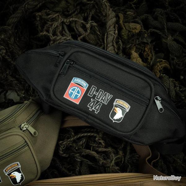 Sac de Taille (ou banane) D-Day Airborne 1944 Noir