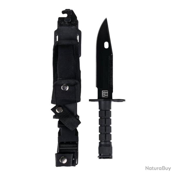 Couteau combat militaire US M9 Noir