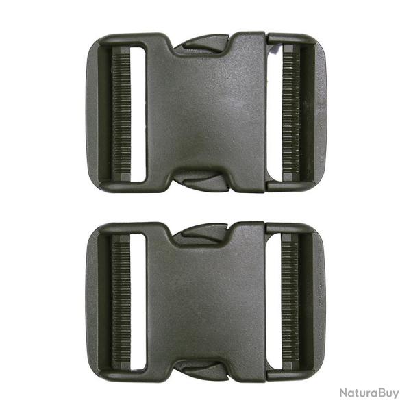Boucles de rechange tactiques 50mm - set de 2 Kaki