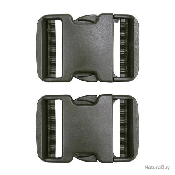 Boucles de rechange tactiques 50mm - set de 2 Kaki