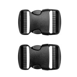 Boucles de rechange tactiques 38mm - set de 2 Noir