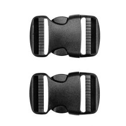 Boucles de rechange tactiques 38mm - set de 2 Noir