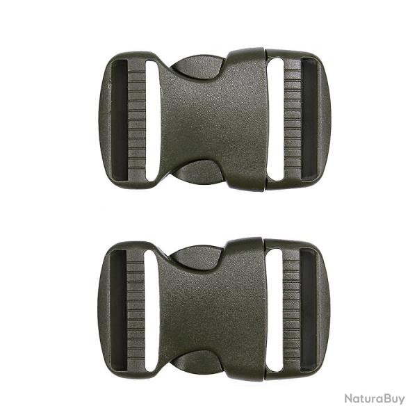 Boucles de rechange tactiques 38mm - set de 2 Kaki