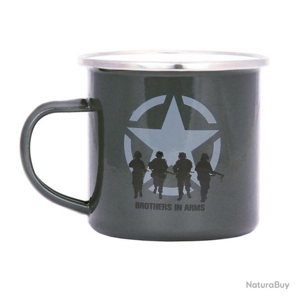 Tasse �maill�e Brothers in Arms Vert