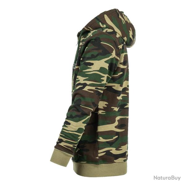 Sweat � capuche avec zip Allied Star Willy jeep