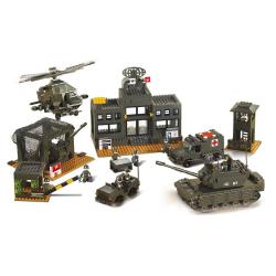 Quartier g&eacute;n&eacute;ral militaire WWII - jeu de briques