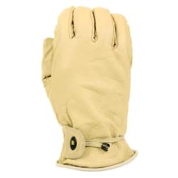 Gants de rod&eacute;o 100 cuir Jaune
