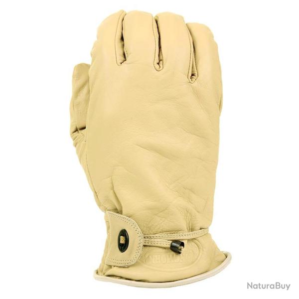 Gants de rod�o 100 cuir Jaune