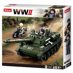 Tank Destroyer WWII - jeu de briques
