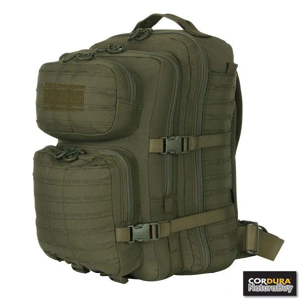 Sac � dos 40L assaut tissu Cordura 3 jours Vert