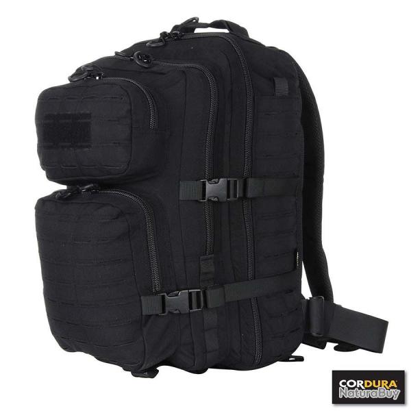 Sac � dos 40L assaut tissu Cordura 3 jours Noir