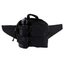 Sac de taille (ou banane) avec gourde Noir