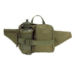 Sac de taille (ou banane) avec gourde Kaki