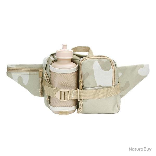 Sac de taille (ou banane) avec gourde Camouflage D�sert 3clr