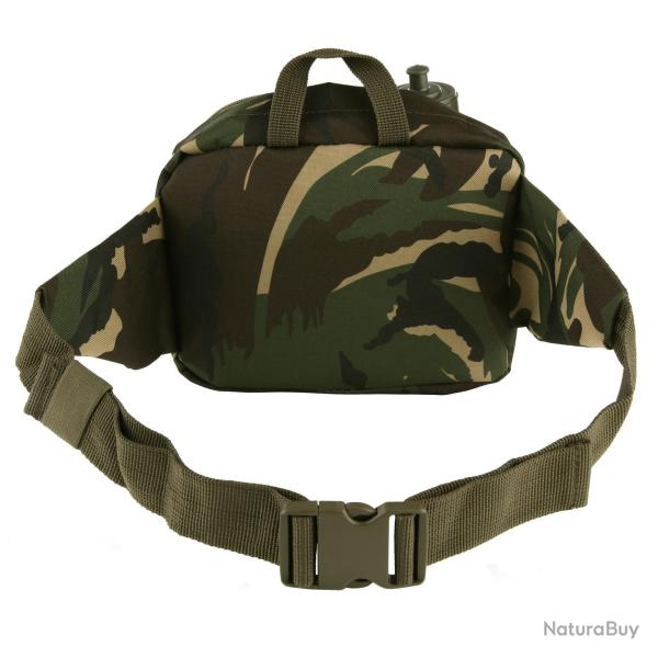 Sac de taille (ou banane) avec gourde Camouflage Allemand