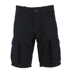 Short cargo d&eacute;lav&eacute; &agrave; la pierre Noir