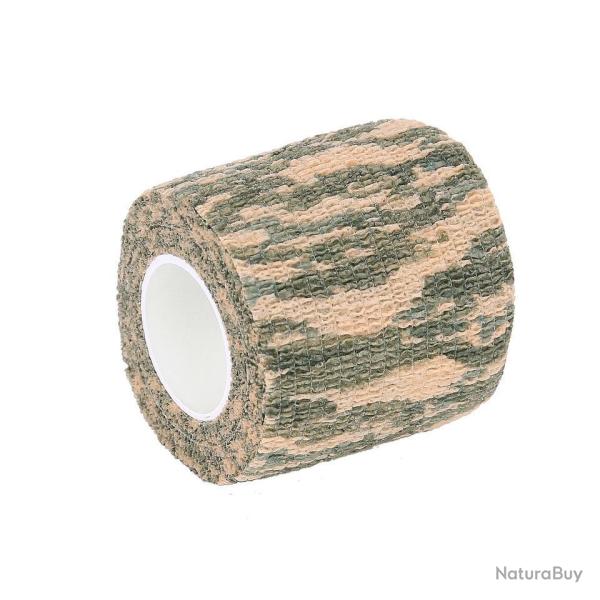 Bande extensible en rouleau 4,5 m x 5 cm Camouflage Jungle