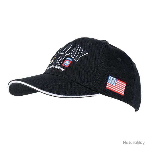 Casquette Baseball D-Day Normandie Noir