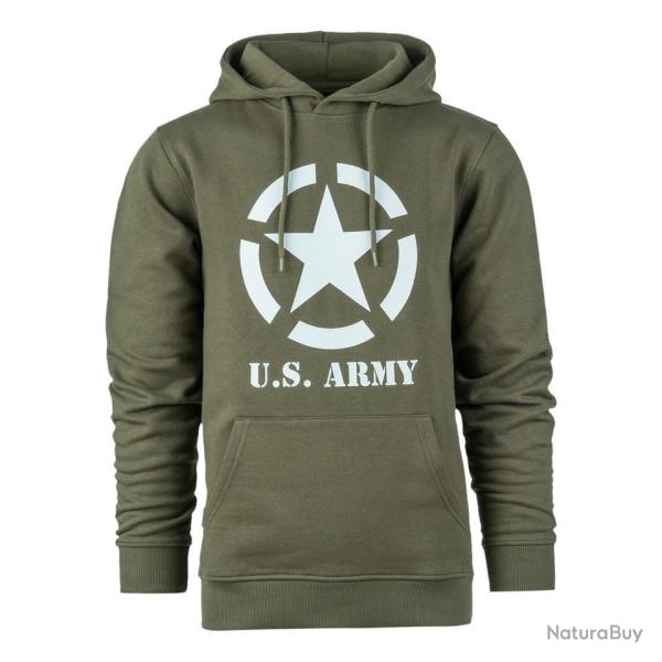 Sweat � capuche Allied Star Kaki
