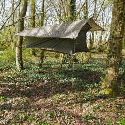 Hamac abris avec toit et moustiquaire Camouflage Digital