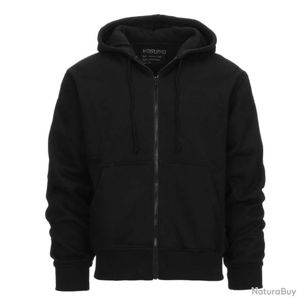 Veste � capuche avec zip Kosumo Noir