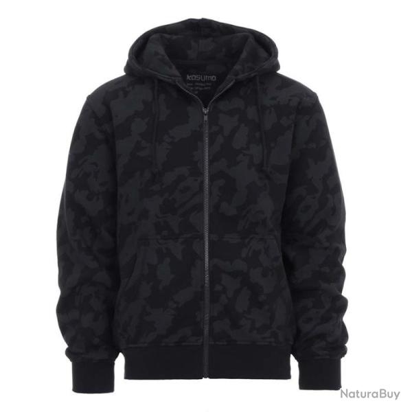 Veste � capuche avec zip Kosumo Camouflage Night