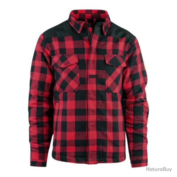 Veste b�cheron sherpa lumbershell Noir Rouge