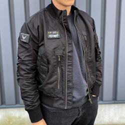 Blouson de vol Aviateur F35 Noir