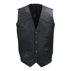 Gilet cuir intemporel 3XL