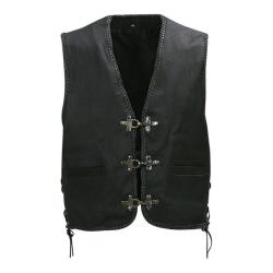 Gilet cuir biker X-treme M