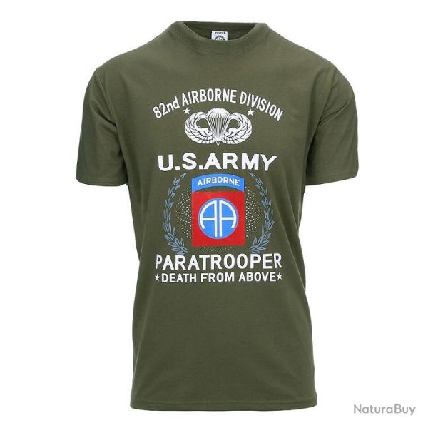 Tee shirt US Army 82nd Airborne parachutiste 2XL