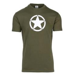Tee shirt Allied Star classique n&deg;1 Kaki