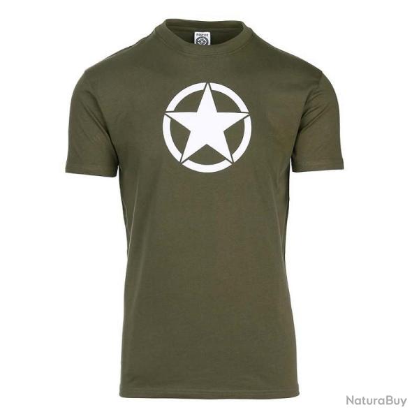 Tee shirt Allied Star classique n�1 Kaki