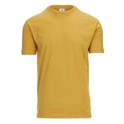 Tee shirt classique homme Moutarde