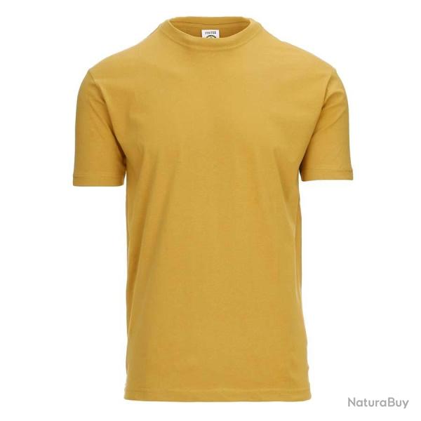 Tee shirt classique homme Moutarde