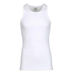 D&eacute;bardeur Marcel c&ocirc;tel&eacute; coton uni Blanc