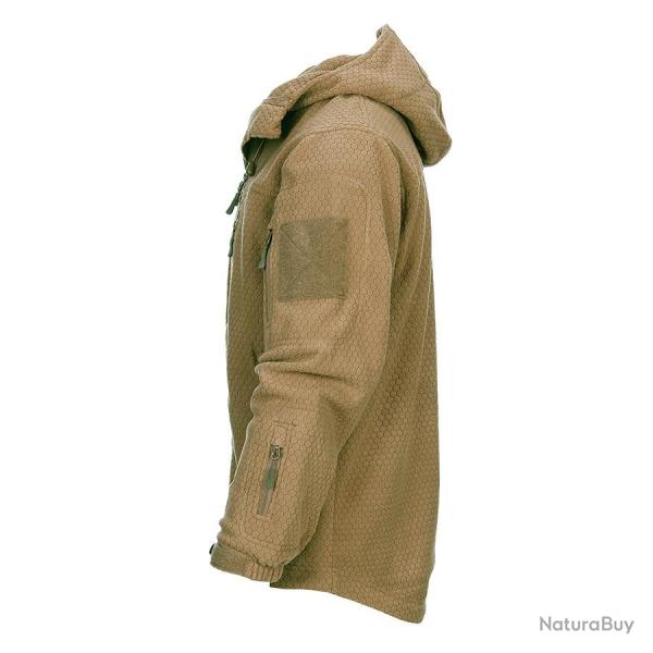 Veste polaire Hexagone Coyote