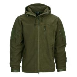 Veste polaire Hexagone Kaki