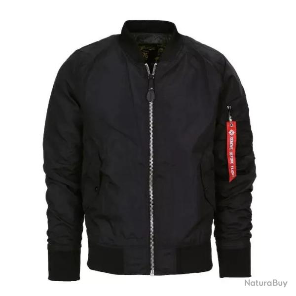 Veste Bombers Aviateur MA1 d �t� Noir