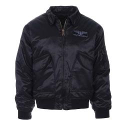 Blouson aviation CWU lourd Noir, 2XL