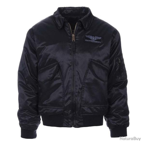 Blouson aviation CWU lourd Noir, L